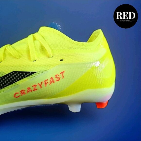 Adidas X Crazyfast Pro FG Solar Yellow Soccer Cleats IG0601 - Men\'s Size 9 main image 4